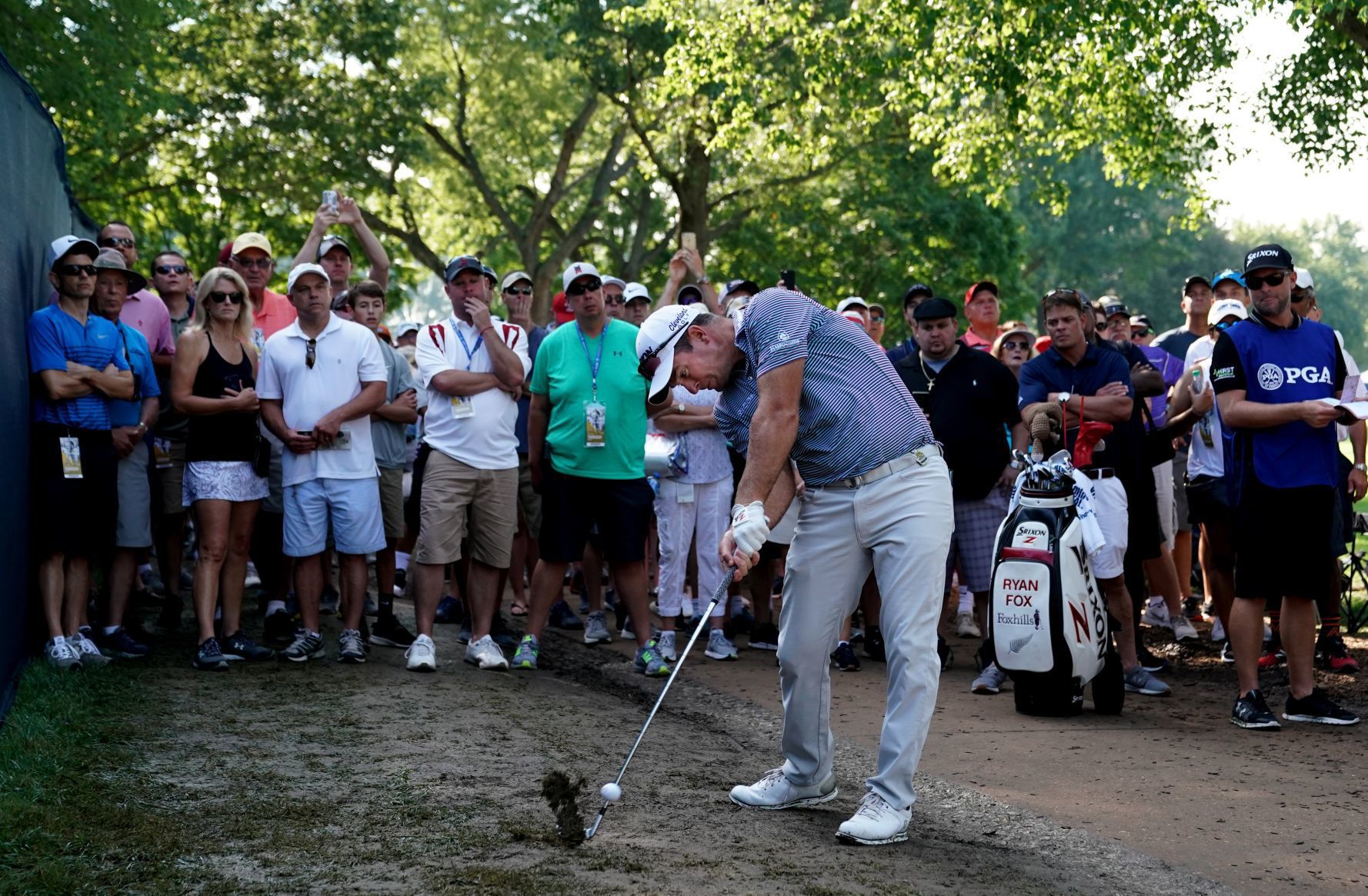 Opening round of the 100th PGA Championship at Bellerive Country Club